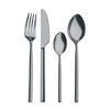 Sada příborů Shine, 24dílná - šedá, Lifestyle, kov - Mömax