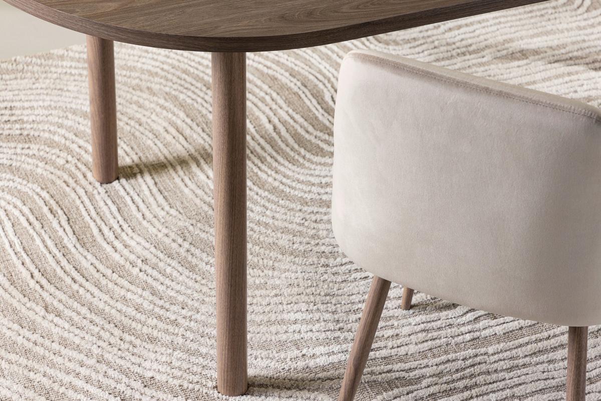 Esstisch Andy - Braun, Design, Holzwerkstoff/Metall (180/90/75cm) - Livetastic