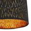 Stropná Lampa Samti Ø 30cm, 40 Watt - čierna/zlatá, Štýlový, kov/textil (30/21cm) - Modern Living Stropná Lampa Samti Ø 30cm, 40 Watt - čierna/zlatá, Štýlový, kov/textil (30/21cm) - Modern Living