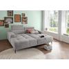 Ecksofa Intera, Grau S: 200x188 cm - Schwarz/Grau, KONVENTIONELL, Textil (200/188cm) - Livetastic