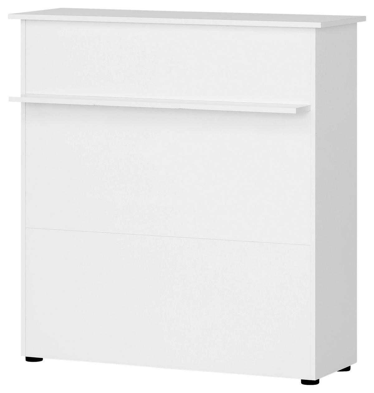 Bartisch Serie 400 - Weiß, MODERN, Holzwerkstoff (44/107/111cm) - MID.YOU