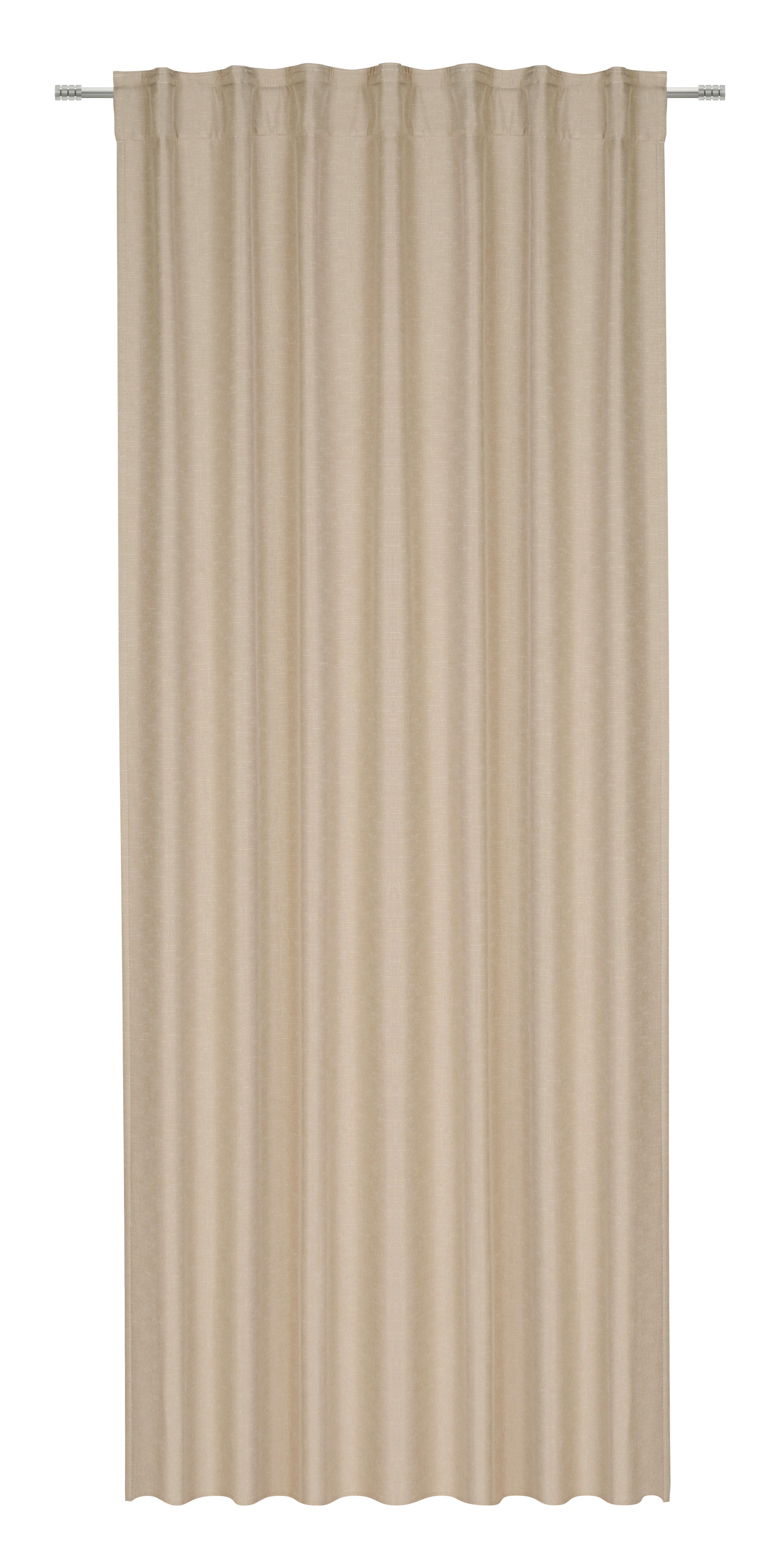 TERMOIZOLAČNÍ ZÁVĚS ANTON - béžová, textil (135/255cm) - Mömax