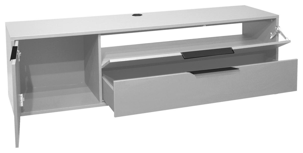 NÍZKÁ KOMODA Bounty, šedá - šedá, Moderní (168/47cm) - Premium Living