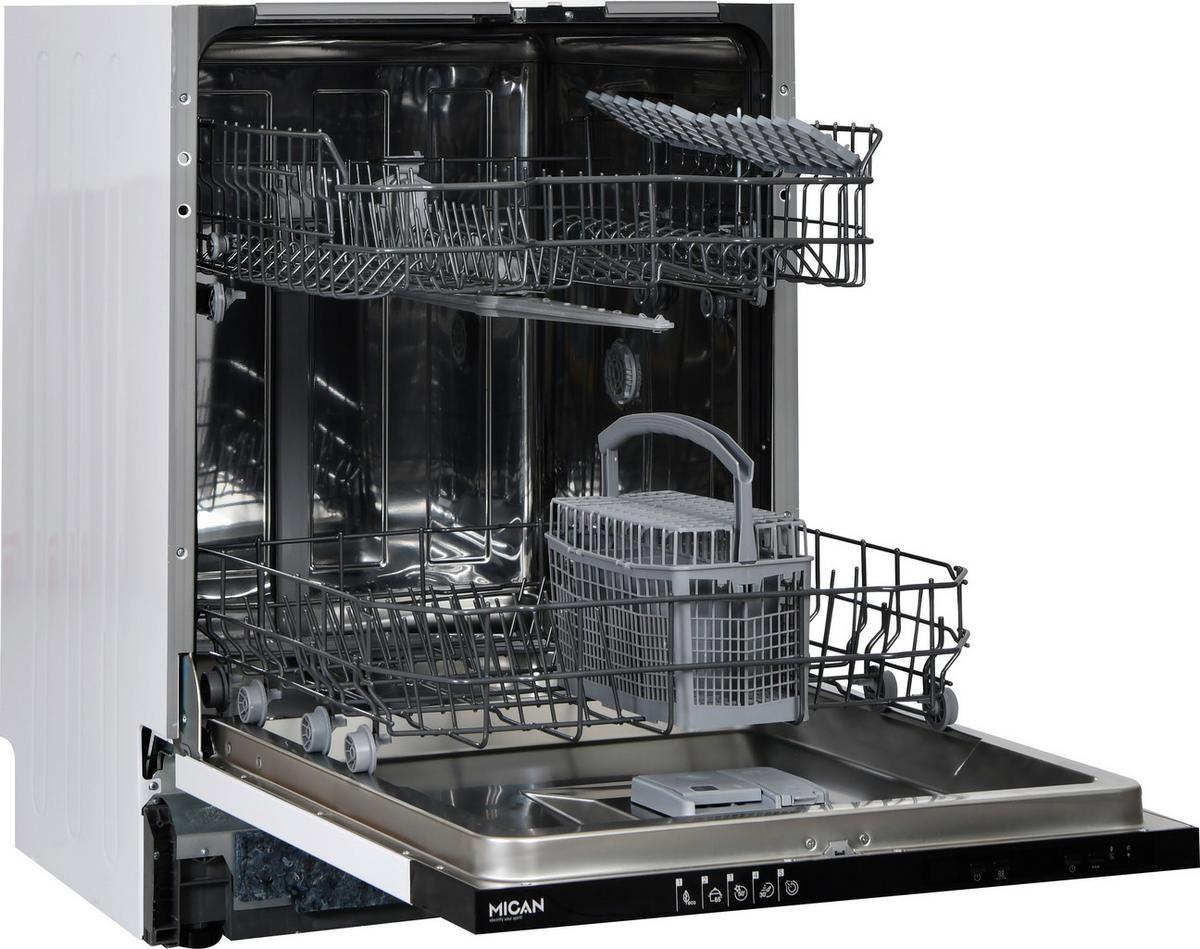Geschirrspüler Gsv60d - Schwarz/Weiß, Basics, Metall (59,8/82/55cm) - Mican