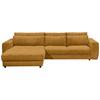 Ecksofa Barura 2s. Urc Gelb S: 194/333 cm - Gelb/Schwarz, KONVENTIONELL, Holzwerkstoff/Textil (194/333cm) - MID.YOU