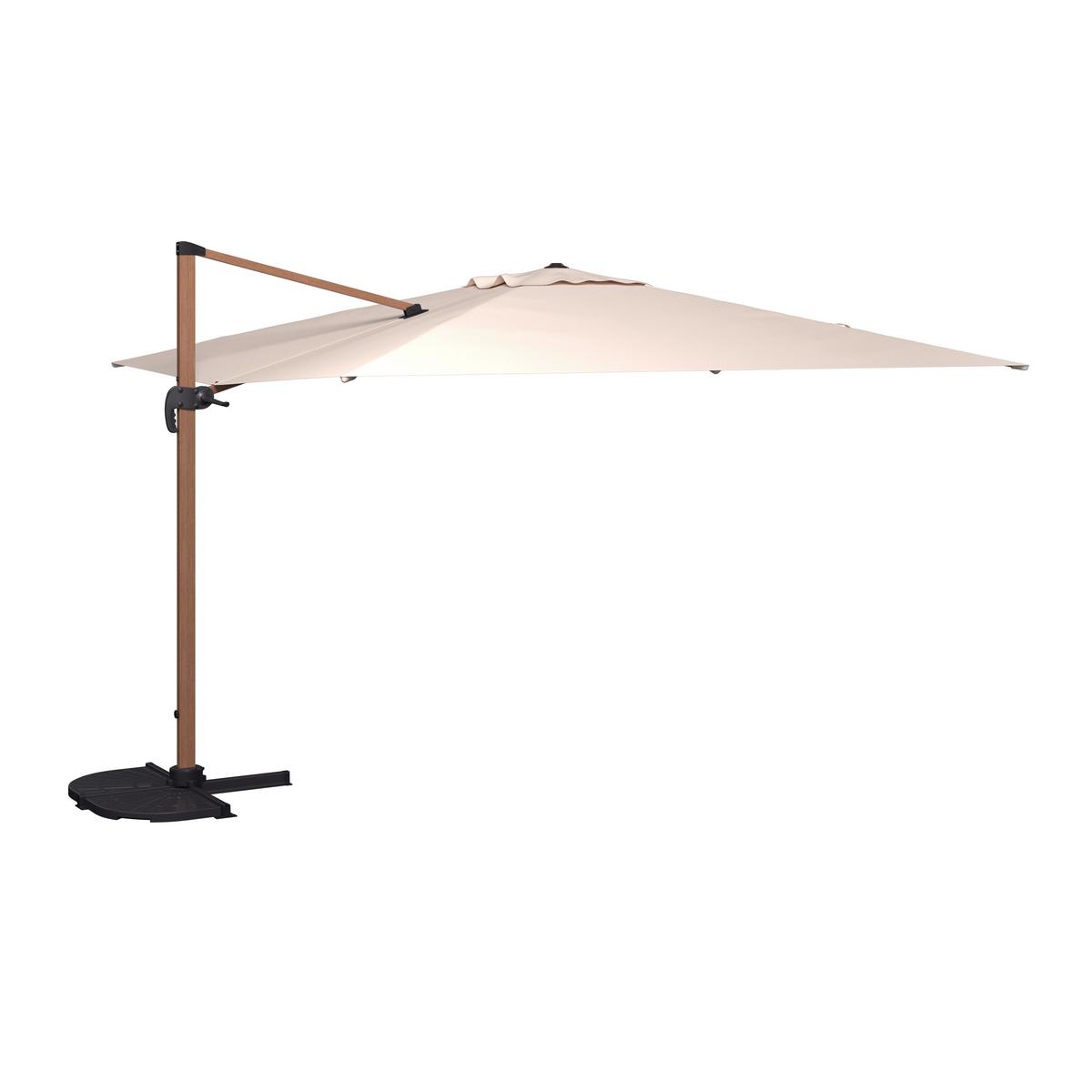 ZÁVESNÝ SLNEČNÍK KAIRO - hnedá/béžová, Basics, kov/textil (300cm)