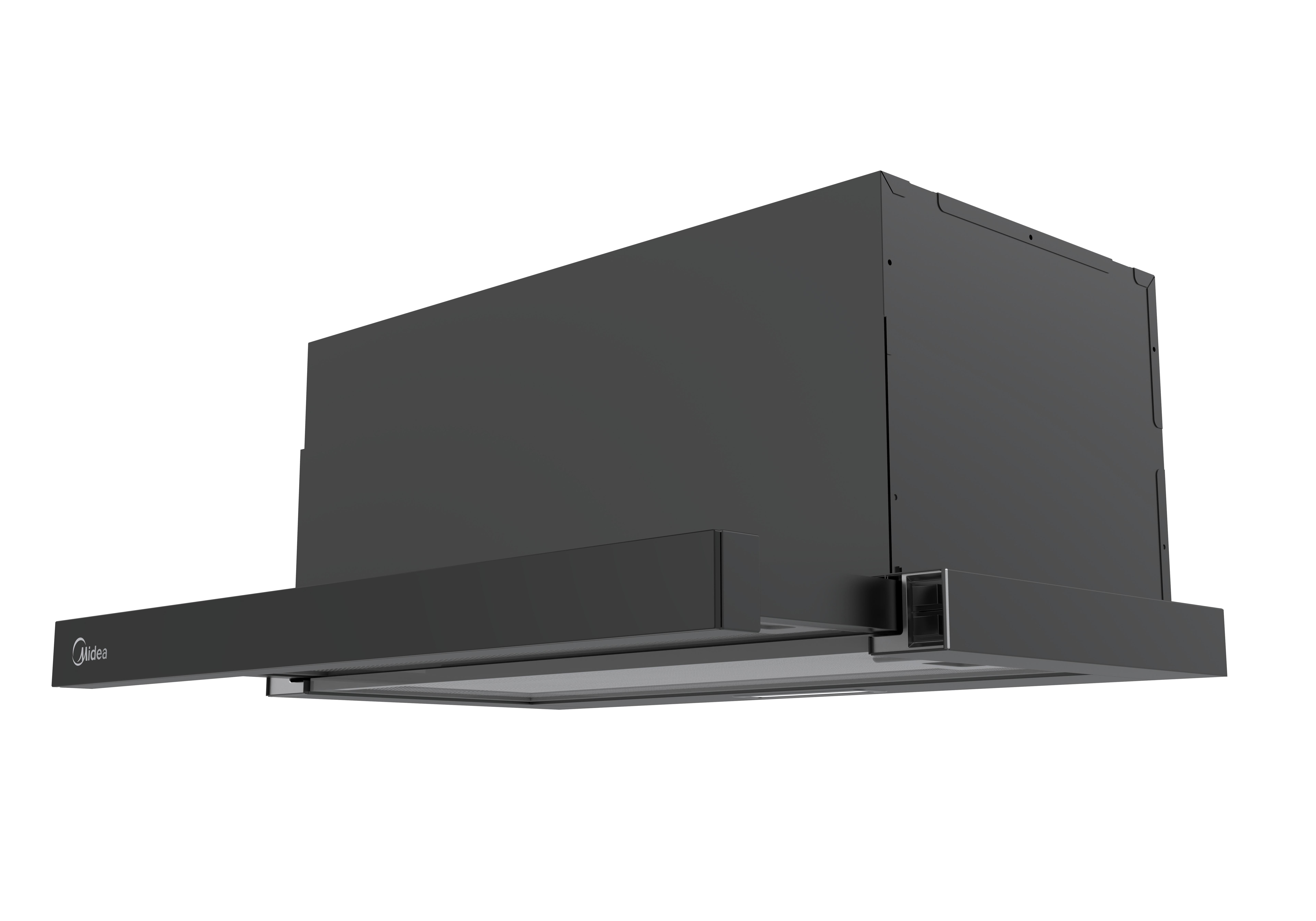 Dunstabzugshaube Mh60l07em21bb-Eu - Schwarz, Basics, Metall (59.5/25.5/30.8cm) - Midea