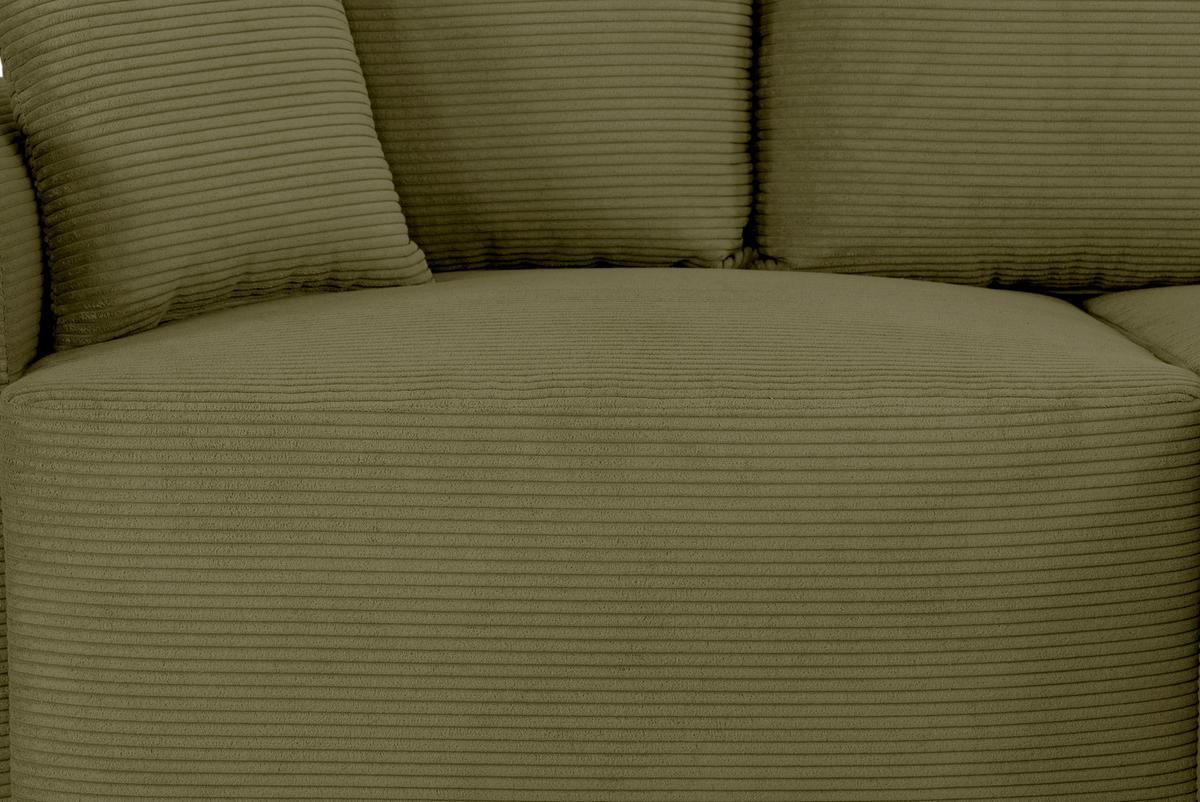 Ecksofa Joni Olivgrün S: 250 cm - Olivgrün, Design, Textil (250/151cm) - MID.YOU
