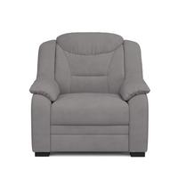 Sessel Marcus - Hellgrau/Schwarz, Basics, Textil (97/99/99cm) - MID.YOU