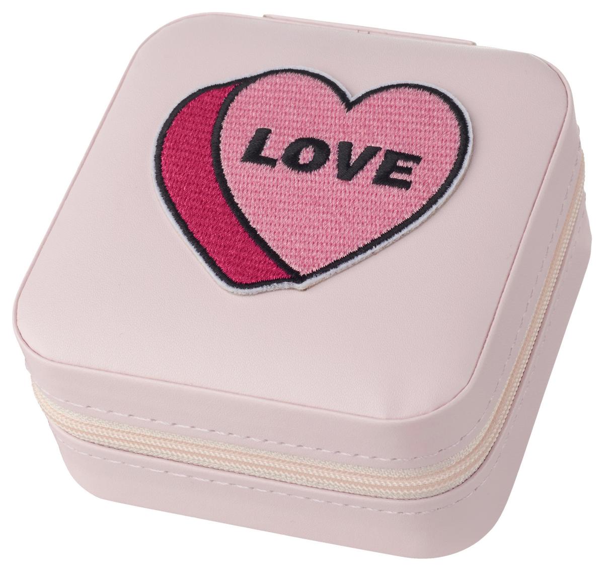 Šperkovnice NAOMI -KMA- - vícebarevná, textil/papír (9,5/5/9,5cm) - Mömax