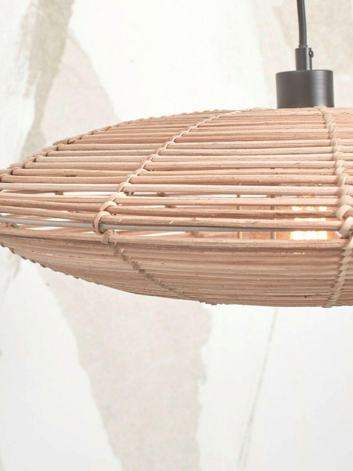 Stehleuchte Tanami/fs/ad/w/4010/n - Naturfarben/Weiß, Trend (40/63/150cm) - Good & Mojo