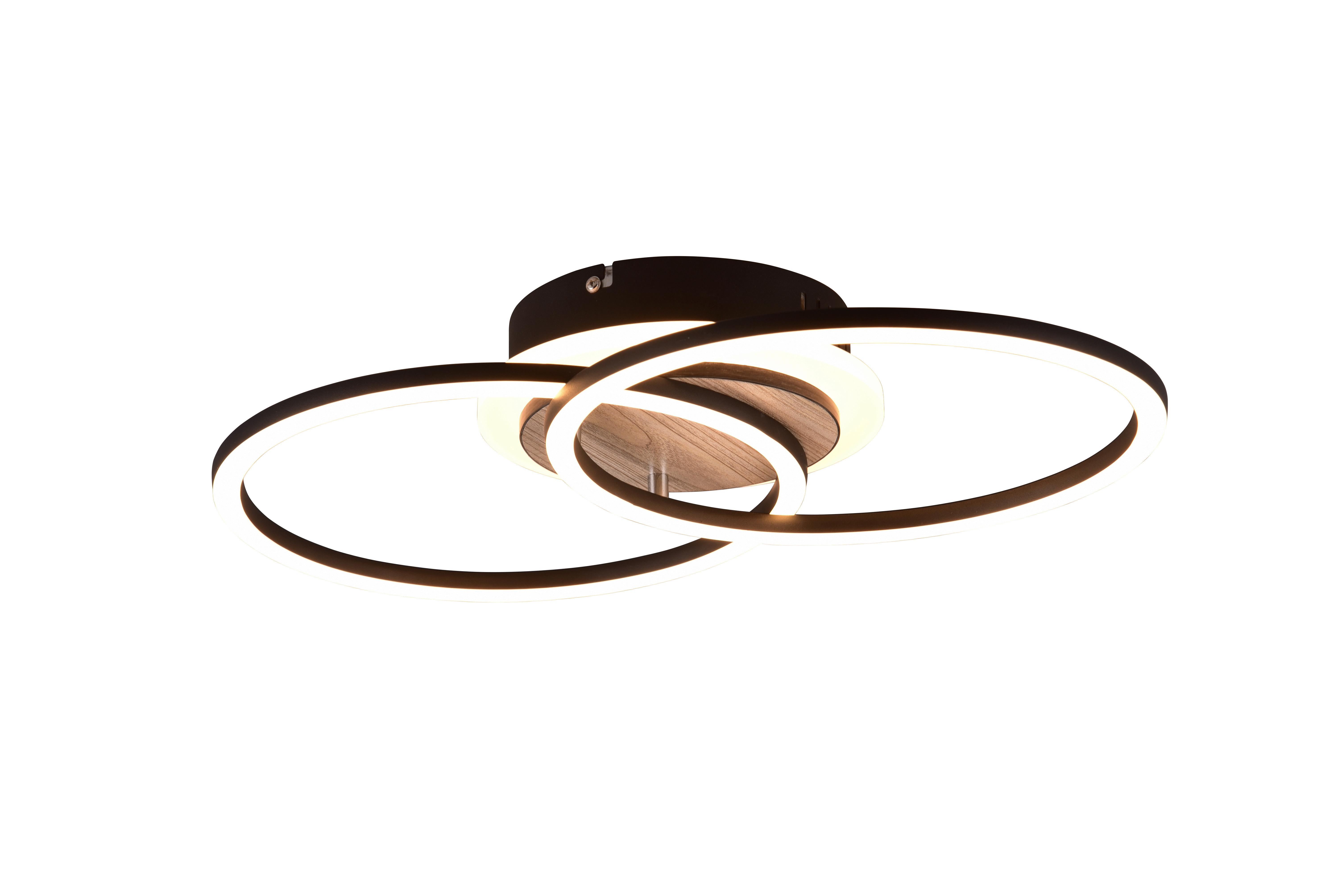 LED-Deckenleuchte R62783635 Giro - Braun, Basics, Kunststoff (46,5/28,/8,5cm)