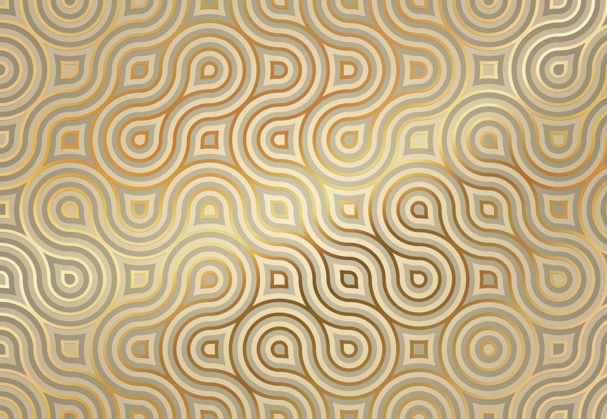 Fototapete 8-940 - Goldfarben/Grau, KONVENTIONELL, Papier (368/254cm)