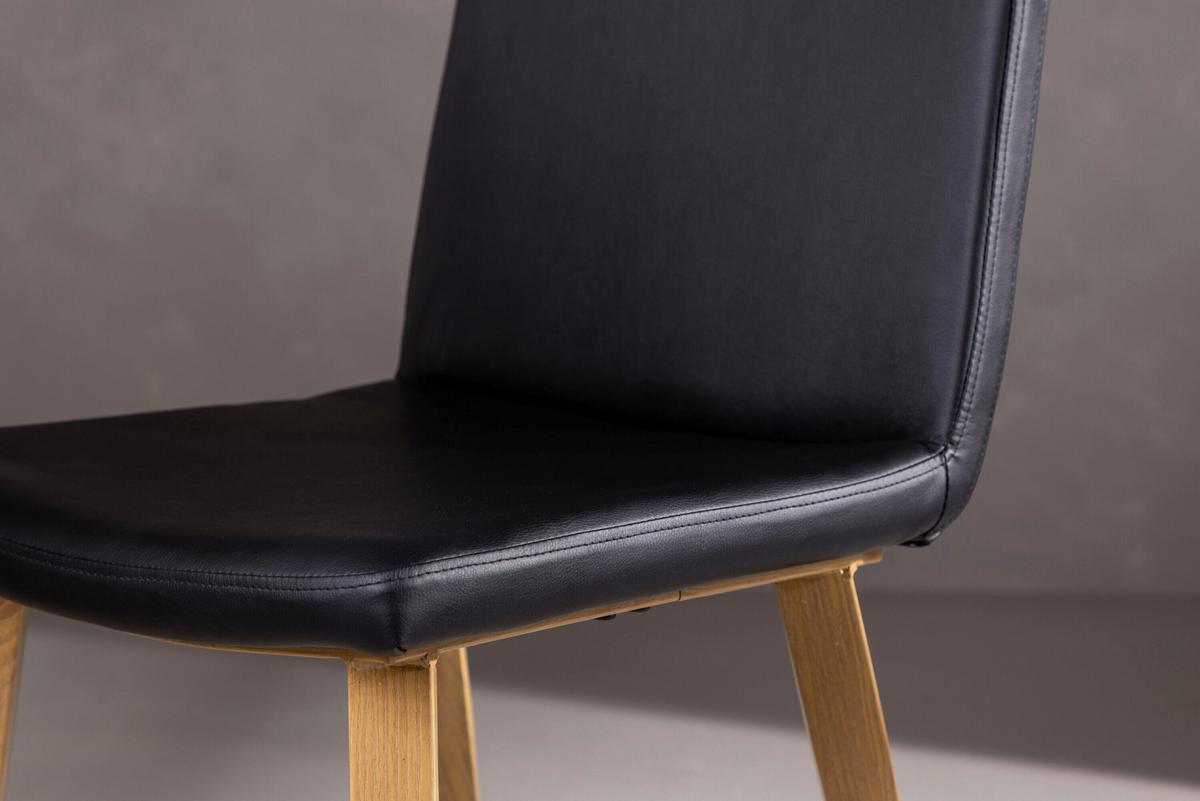 Stuhl Today Schwarz/beige B: 44 Cm - Beige/Schwarz, Design, Kunststoff/Metall (44/90/56cm) - Livetastic