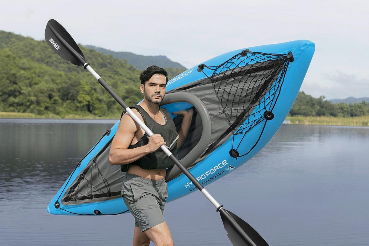 Kajak Sven - Blau/Grau, KONVENTIONELL, Kunststoff/Metall (275/81/45cm) - Bestway