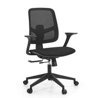 DREHSTUHL Malio Schwarz B: 68cm - Schwarz, MODERN, Kunststoff/Textil (68/114/63cm) - MID.YOU