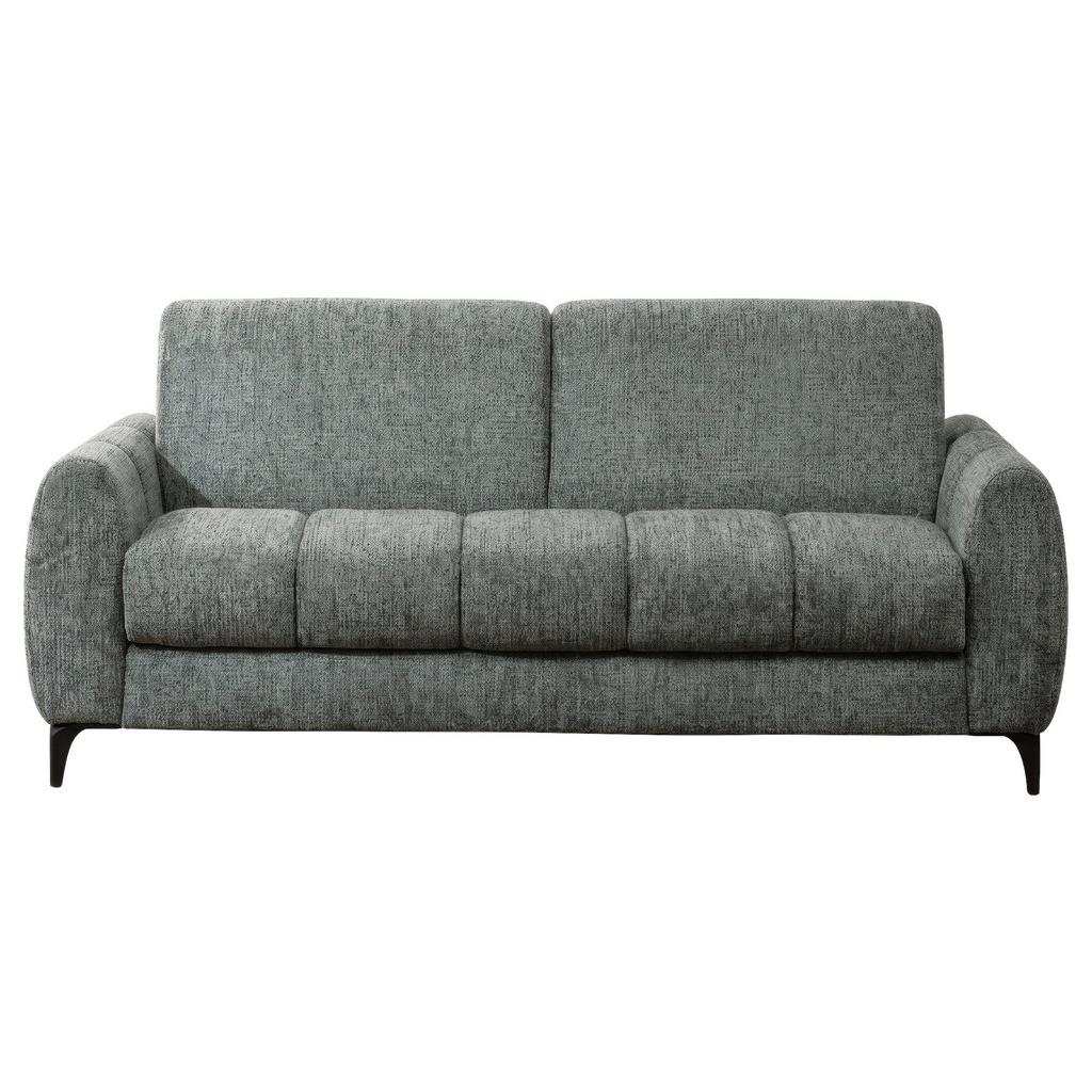 Schlafsofa inkl. Bettfunktion Webstoff blau, B:206 cm