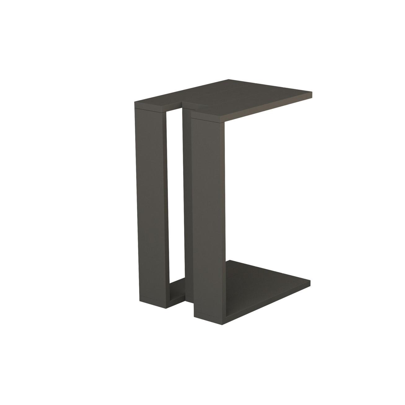 Beistelltisch Muju Beistelltisch - Anthrazit, Design, Holzwerkstoff (30/40/57cm) - Livetastic