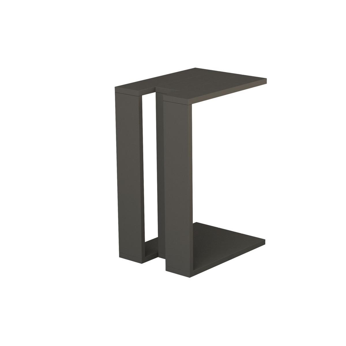 Beistelltisch Muju Beistelltisch - Anthrazit, Design, Holzwerkstoff (30/40/57cm) - Livetastic