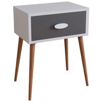 Nachtkästchen Singol L Anthrazit - Honigeiche/Anthrazit, MODERN, Holzwerkstoff (44,5/60/30cm) - MID.YOU