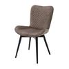 Stuhl Sarander Cappuccino - Schwarz/Cappuccino, Basics, Holz/Textil (58/88/67cm) - MID.YOU