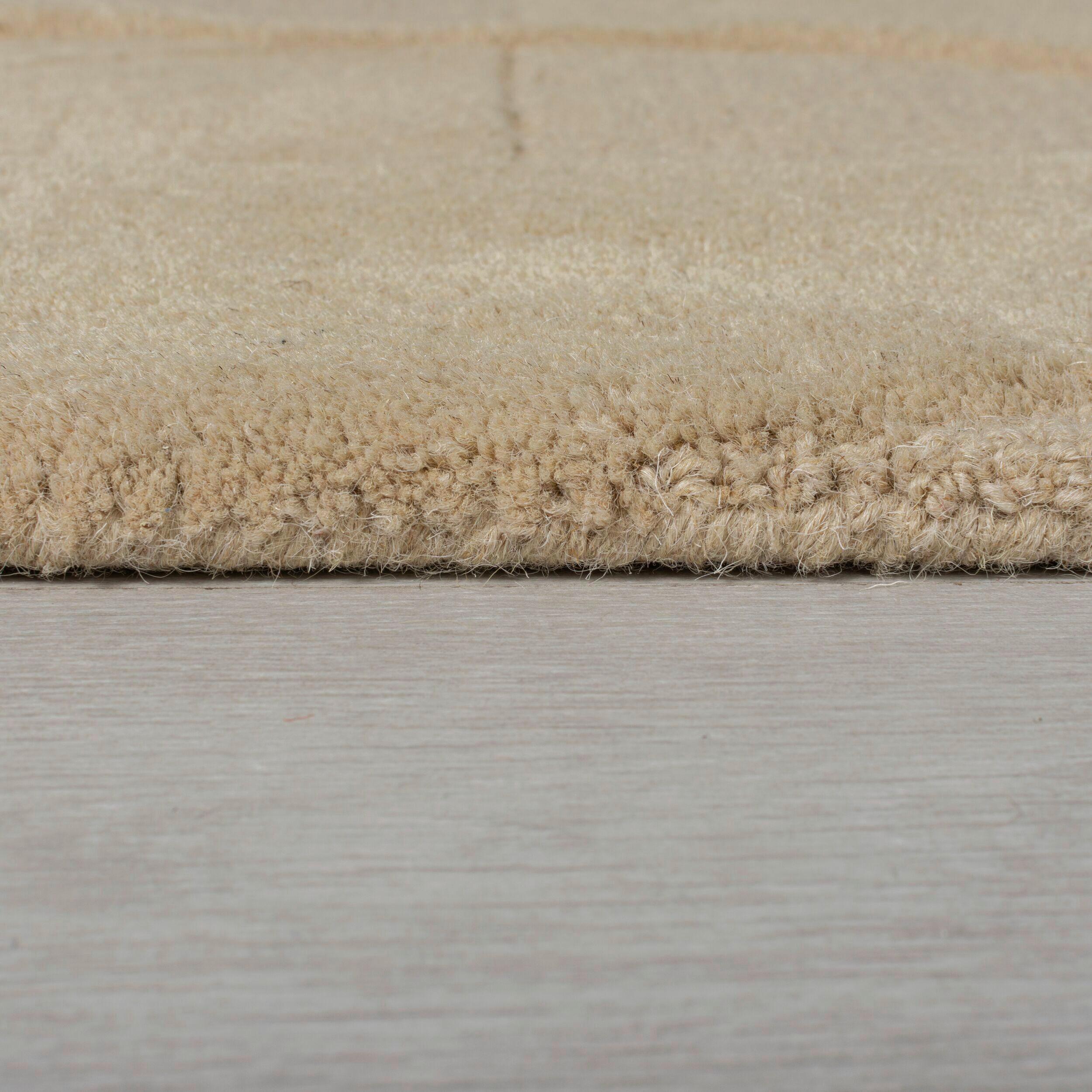 Wollteppich 503119373933 - Beige, Basics, Textil (160/160cm)