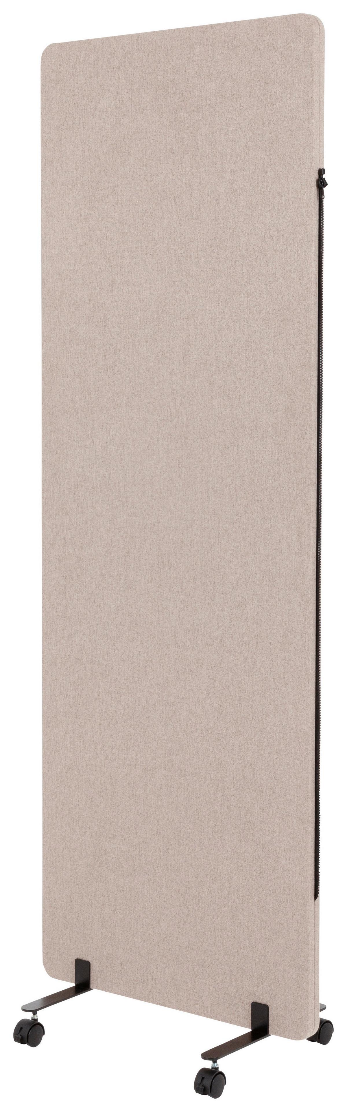 Trennwand Flexmiut - Taupe, Basics, Kunststoff/Textil (60/177/3cm) - MID.YOU