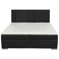 Boxbett Mit Bettkasten 180x200 Cm Dolly - Silberfarben/Schwarz, Basics, Holzwerkstoff/Textil (180/200cm) - Livetastic