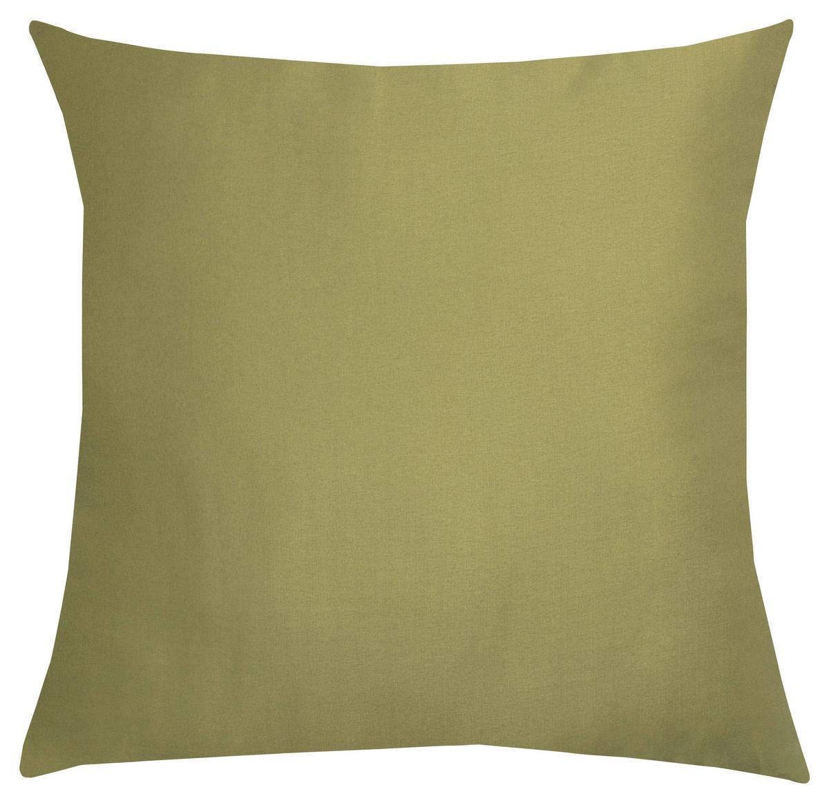 Zierkissen Niki 40x40 cm Polyester Multicolor - Taupe/Blau, KONVENTIONELL, Textil (40/40cm) - Ondega