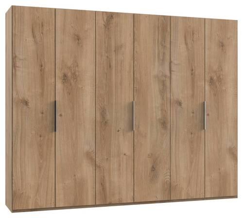 Drehtürenschrank B: 300 cm Level, Eiche Dekor - Eichefarben, MODERN, Holzwerkstoff (300/236/58cm) - MID.YOU