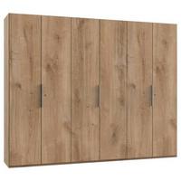 Drehtürenschrank 300 cm Level, Eiche Dekor - Eichefarben, MODERN, Holzwerkstoff (300/236/58cm) - MID.YOU