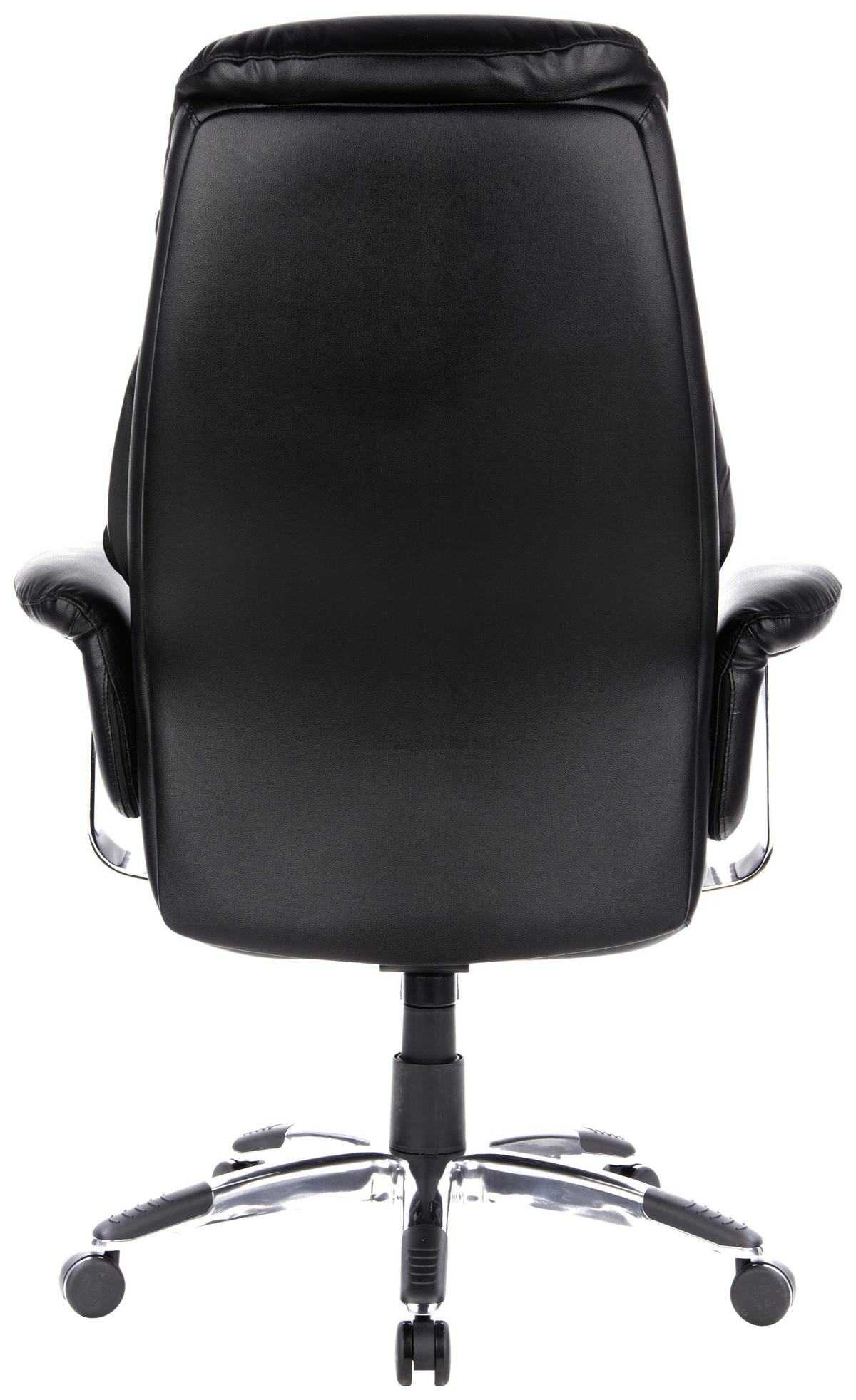Chefsessel Prado Schwarz - Schwarz, MODERN, Kunststoff/Textil (63/140/52cm) - MID.YOU