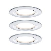 Deckenleuchte 3er-Set Ø 8,4 cm, dimmbar, rund - Basics (7,8/7,8/3,0cm) - Paulmann