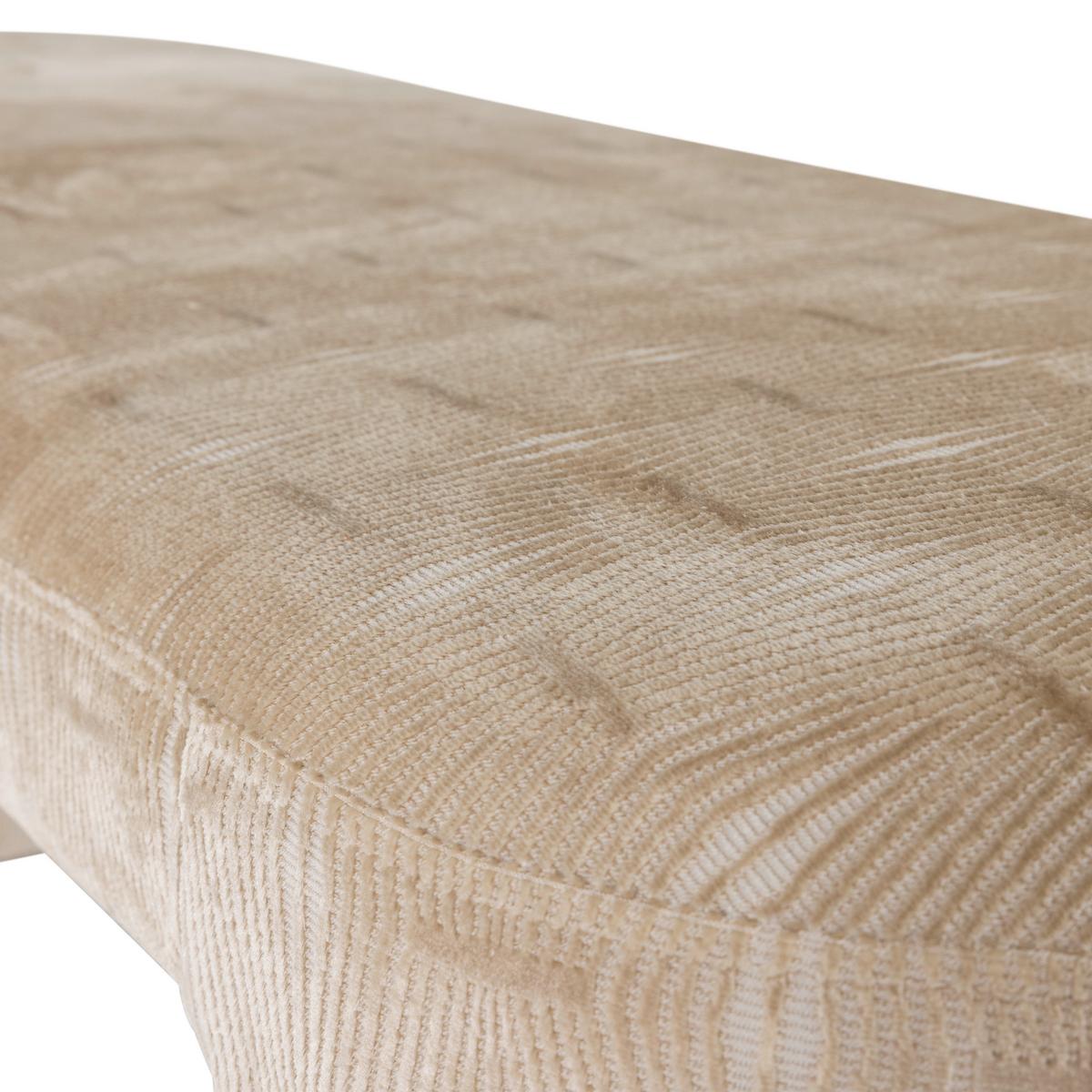 Sitzbank Jacob Braun/Naturfarben B: 130cm - Braun/Naturfarben, MODERN, Textil (130/46/46cm) - Livetastic