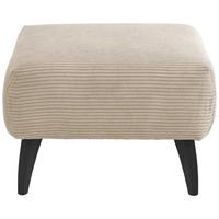 Hocker Colori Beige B: 66 cm - Beige/Schwarz, MODERN, Textil (66/44/66cm) - MID.YOU