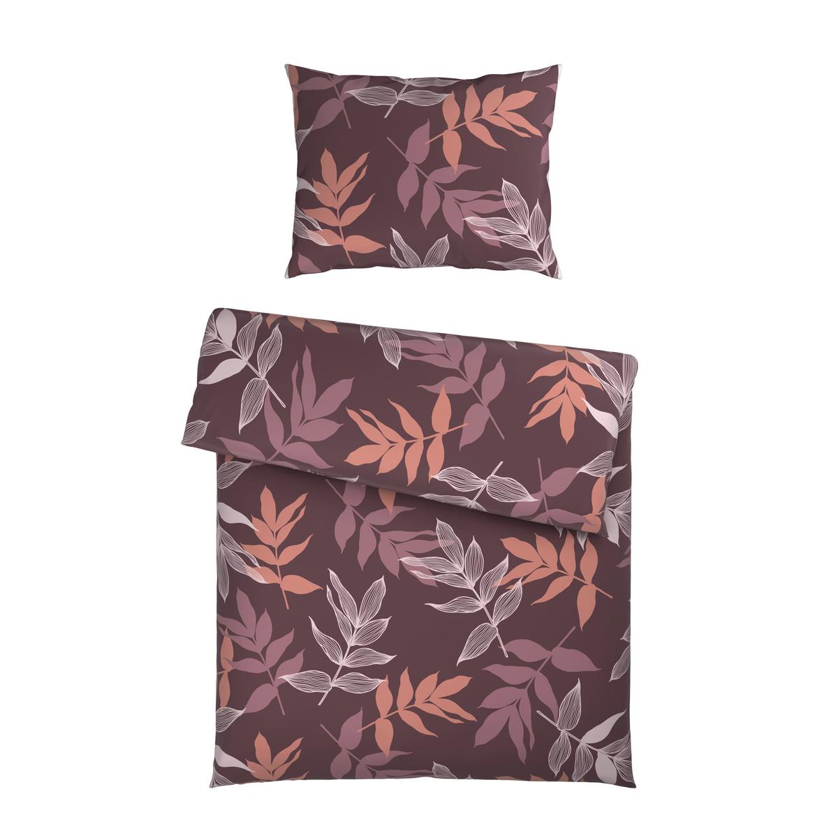 BETTWÄSCHE BLÄTTERTANZ - Lila, MODERN, Textil - Luca Bessoni