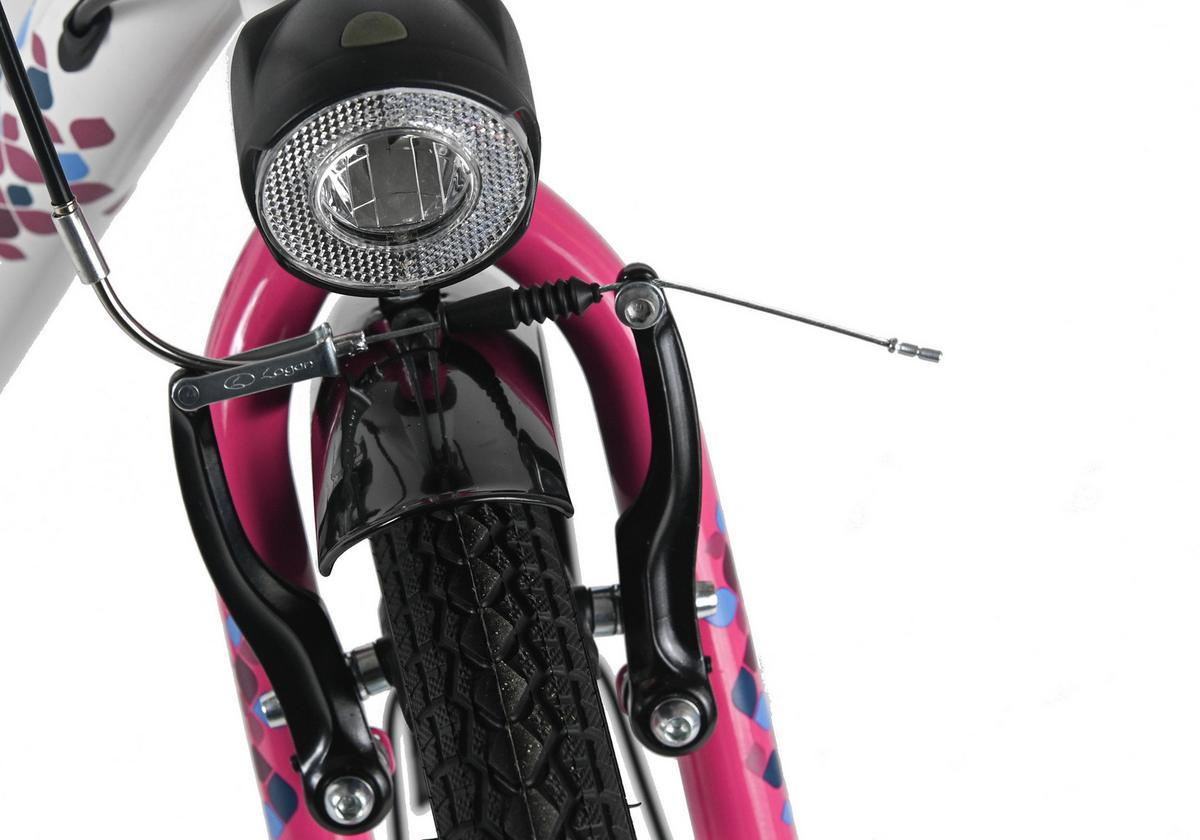 Dacapo Kinderfahrrad Cindy Weiß - Weiß, Basics, Metall