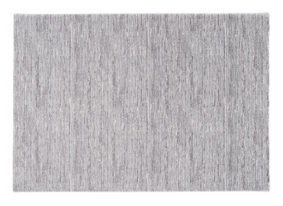 Flachwebteppich Sofi Lori Grau 65x130 cm - Grau, Design, Textil (65/130cm) - Novel