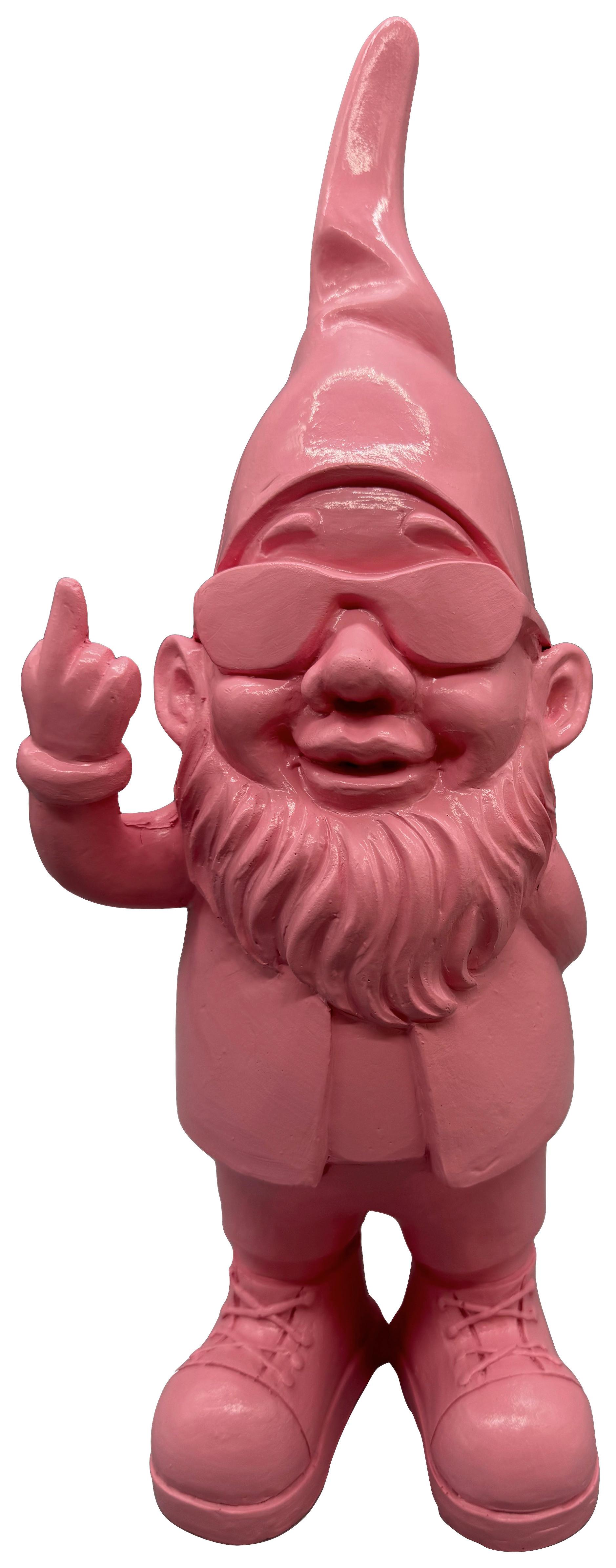 Socha ZWERGI - ružová, plast (35cm) - Mömax