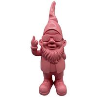 Socha ZWERGI - ružová, plast (35cm) - Mömax