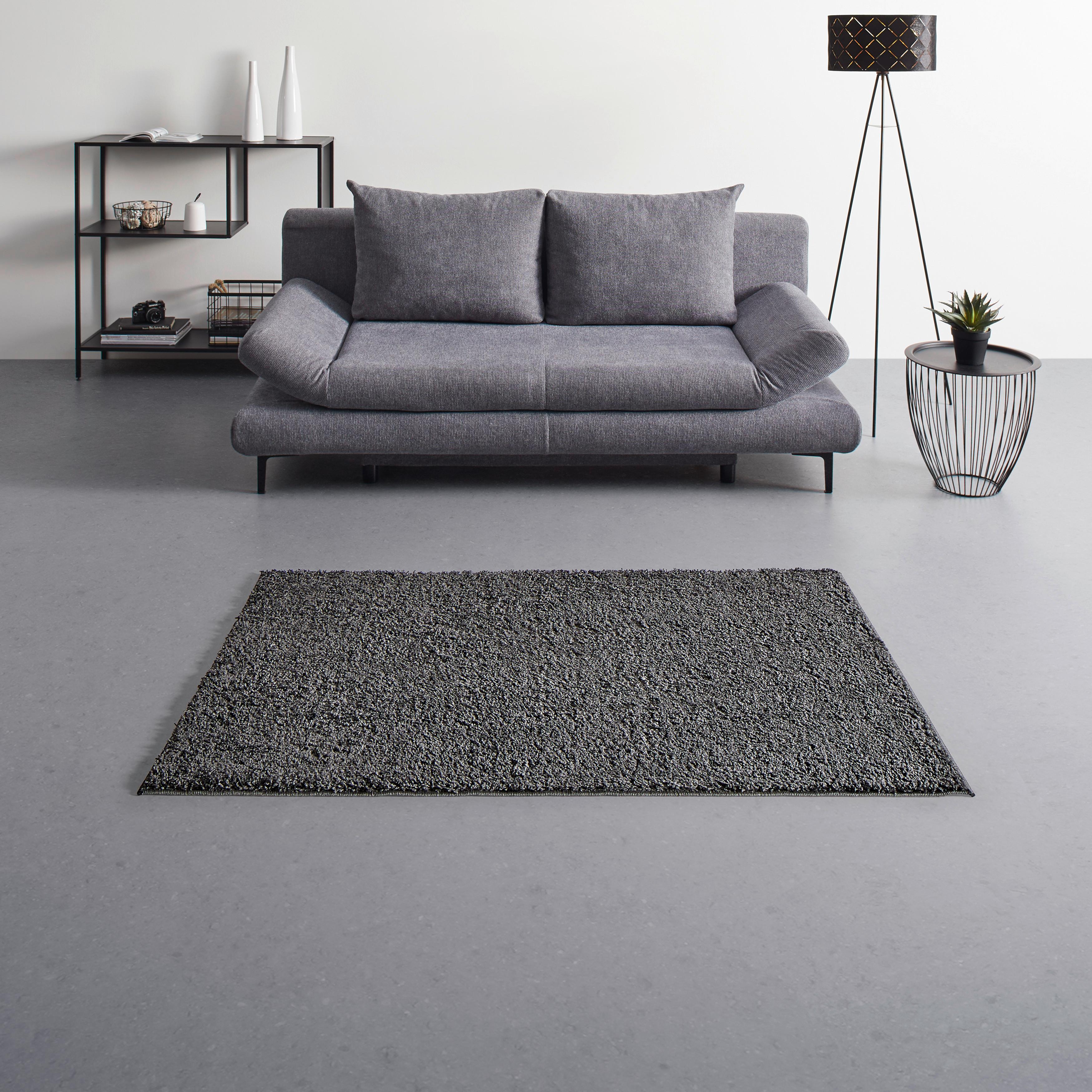 KOBEREC S VYSOKÝM VLASEM Bono 3, 120/175cm, antracit - antracitová, textil (120/175cm) - Based