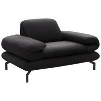 Sessel Looks Xiii - Anthrazit/Schwarz, Design, Textil (139/83/98cm) - LOOKS by W.Joop