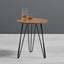 Odkladací Stolík Linda - prírodné farby/čierna, Moderný, kov/drevo (40/46,5cm) - MÖMAX modern living