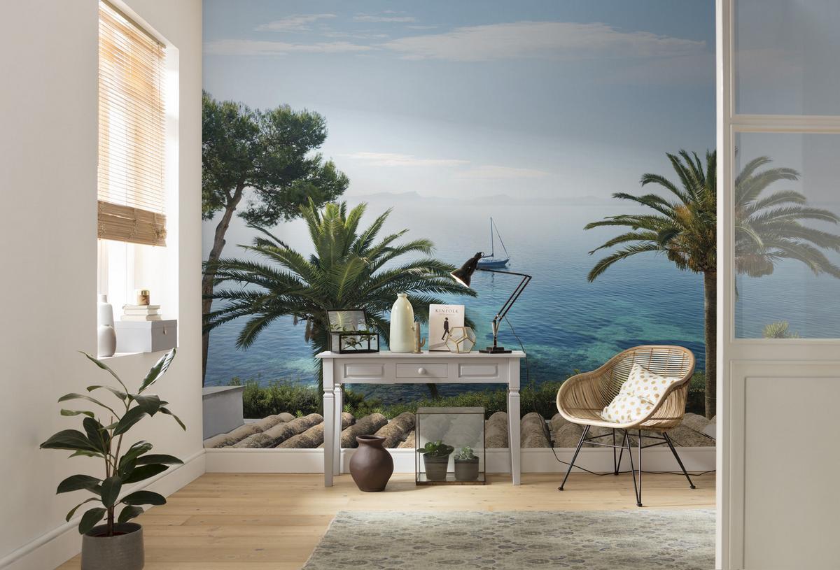 Fototapete Paradise View - Multicolor, Trend, Textil (450/280cm)