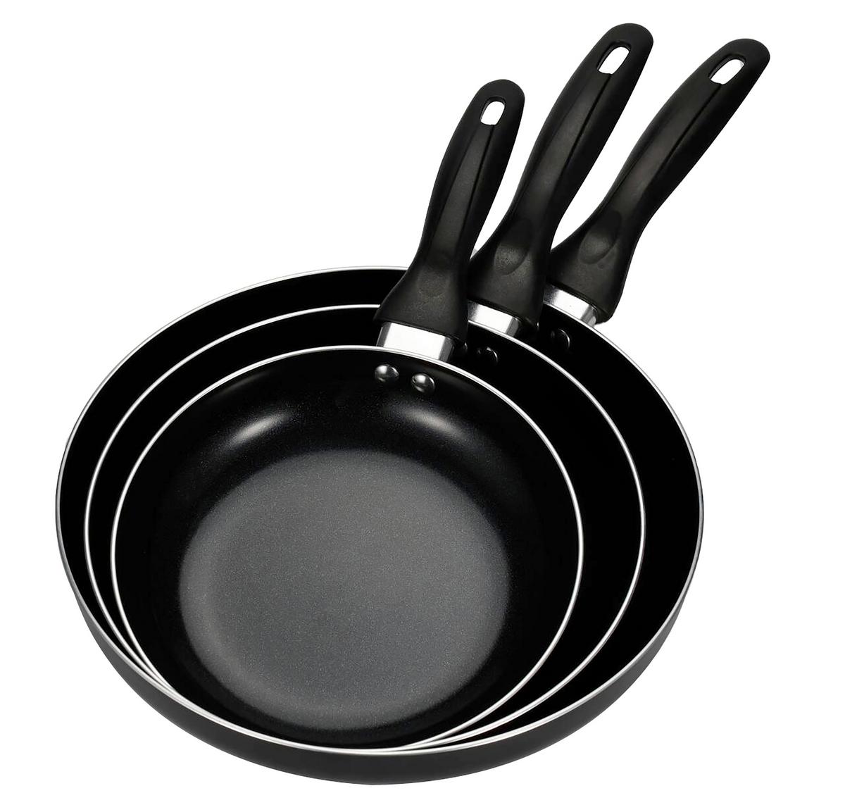 Serpenyőkészlet Christoph - fekete, Basics, műanyag/fém - Ondega