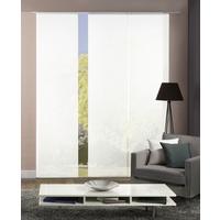 Flächenvorhang 3-Tlg. Rom B: 60 cm, Blau/Weiß - Weiß, MODERN, Textil (60/245cm)