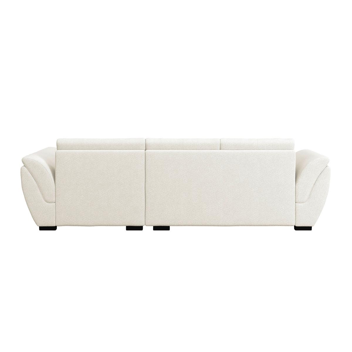 Rohová sedačka BERISSO, pravá, sivá tk. VINCI - čierna/sivá, Konventionell, textil (278/187cm) - Ondega