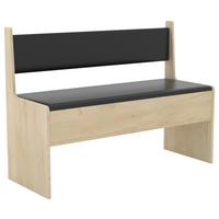 Sitzbank Esal Honigeiche B: 110 cm - Honigeiche/Weiß, MODERN, Holzwerkstoff (110/80/42cm) - MID.YOU