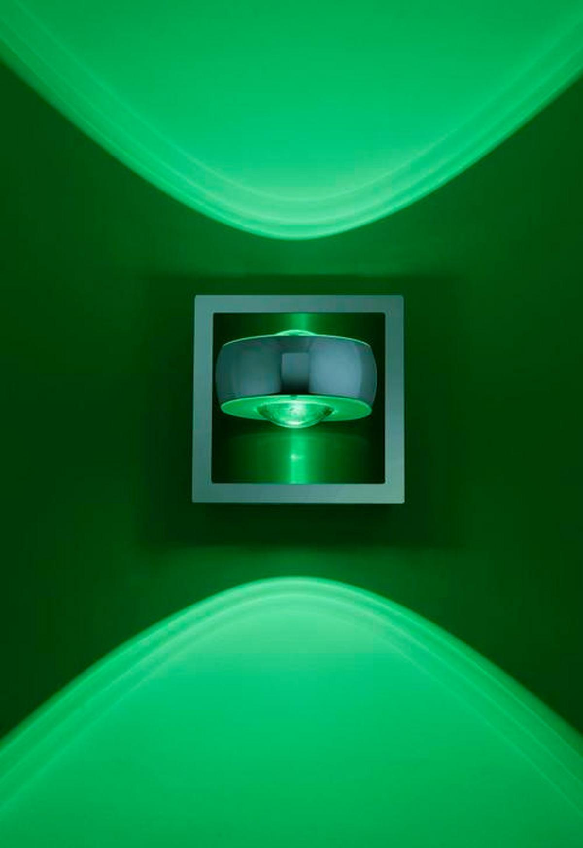 Led-wandleuchte 12471-55 Lolasmart-Opti - Silberfarben, Design, Kunststoff/Metall (12/12/14cm)