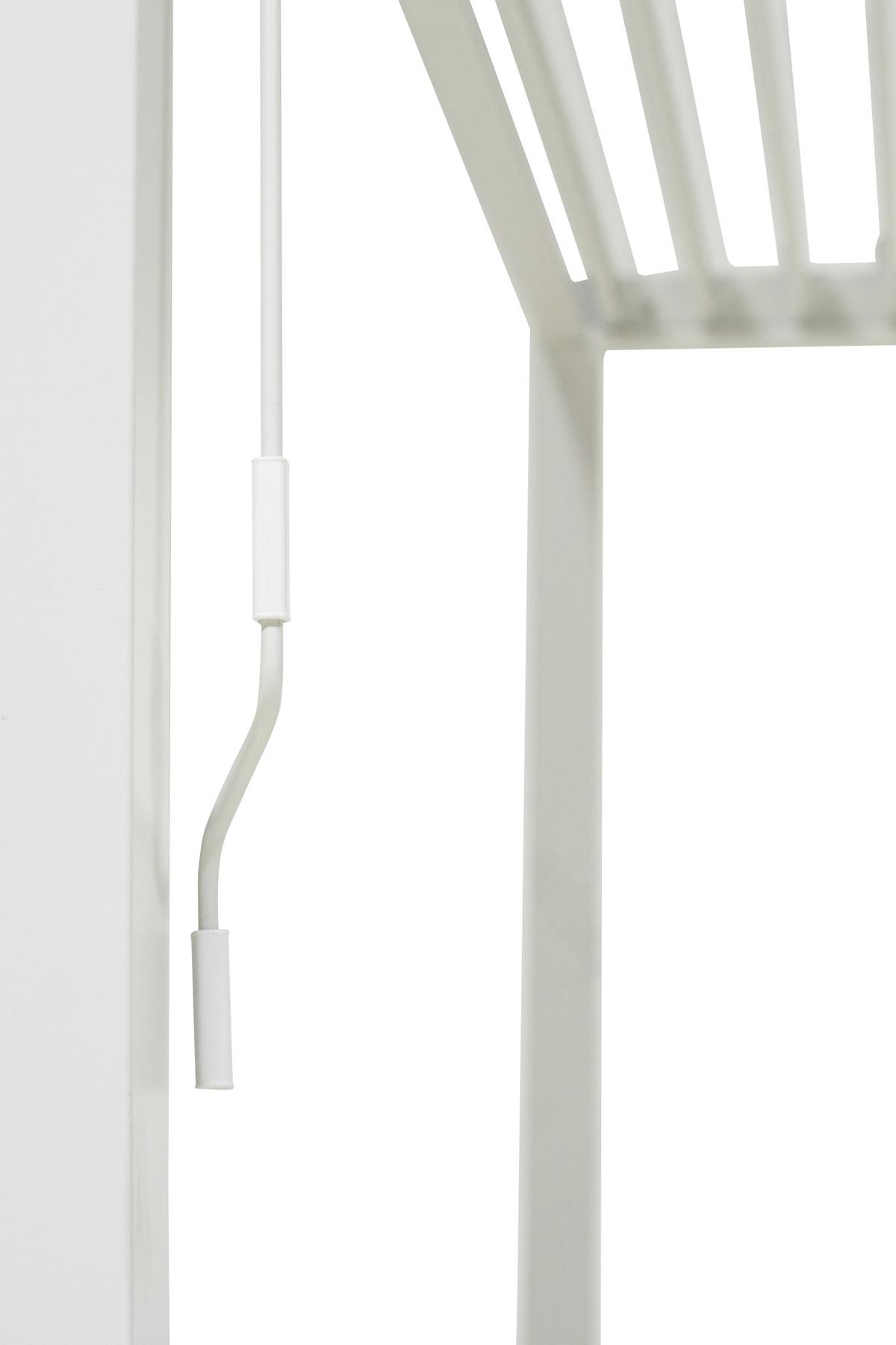 Pergola Deluxe 600x300cm Weiss - Weiß, MODERN, Metall (600/250/300cm) - Gardenson